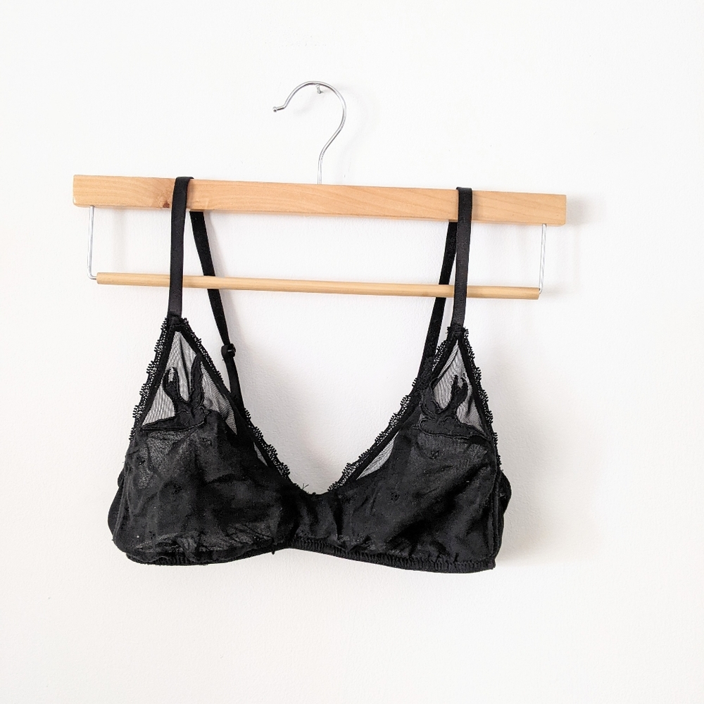 Eyelet Mesh Dove Bird Bralet